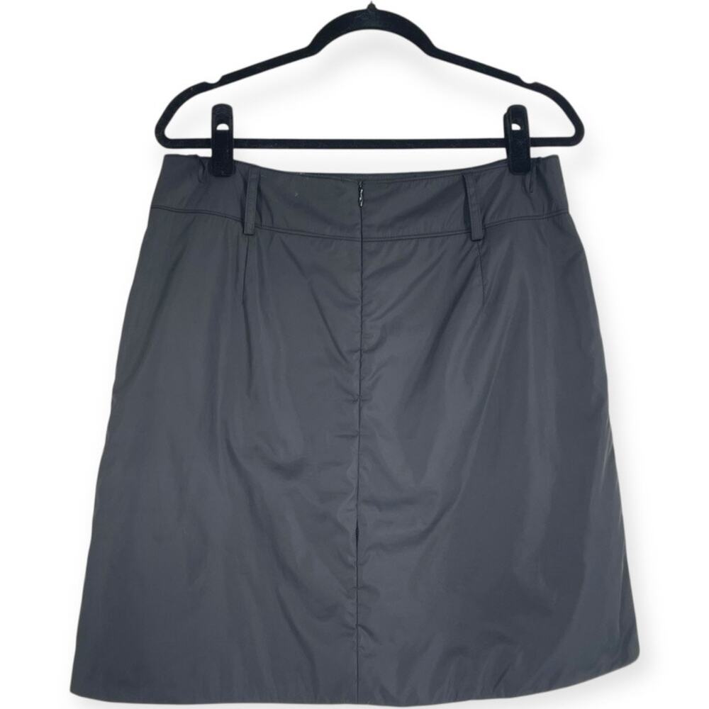Strenesse Gabriele Strehle Puffer Faux Down Filled Mini A Line Pencil Skirt 10 - Picture 4 of 8